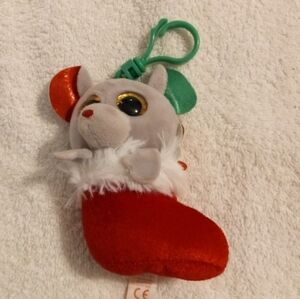 Ty Christmas Mouse Clip